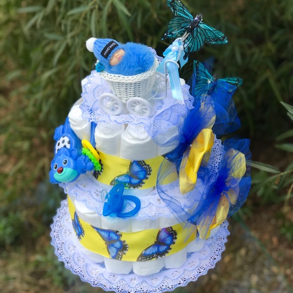 Pampers Accessories Diaper Cake Baby Shower Gift Poshmark